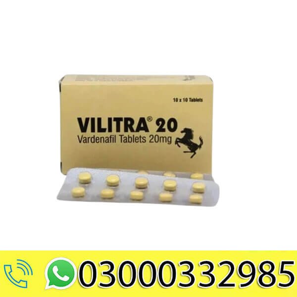 Vilitra Vardenafil 20mg Tablets
